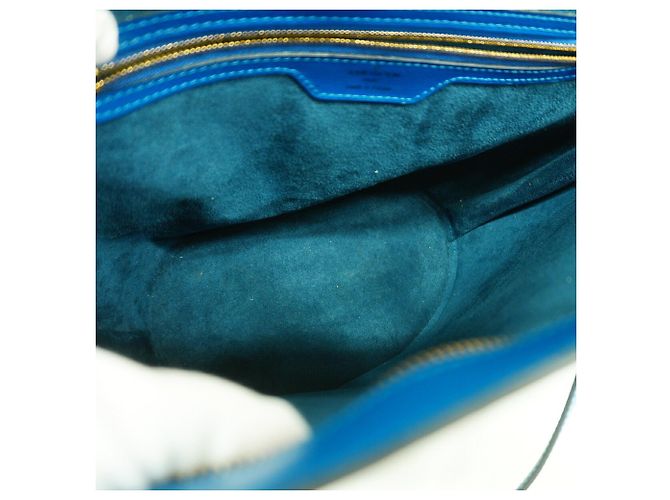 Louis Vuitton Epi Saint Jacques Schultertasche Blau - Ansicht 4