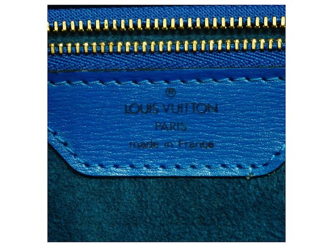 Louis Vuitton Epi Saint Jacques Schultertasche Blau - Ansicht 5