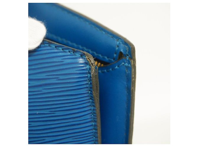 Louis Vuitton Epi Saint Jacques Schultertasche Blau - Ansicht 6