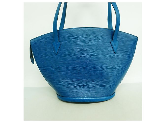 Louis Vuitton Epi Saint Jacques Schultertasche Blau - Ansicht 9