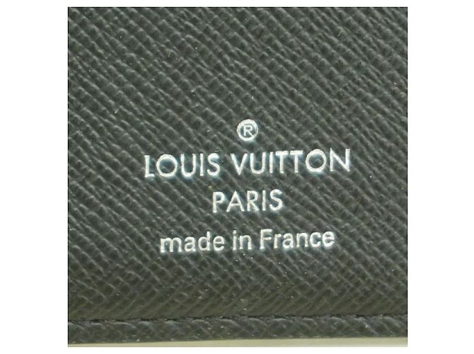 Louis Vuitton Monogram Eclipse Portefeuille Brazza Long Wallet Nero - vista 4