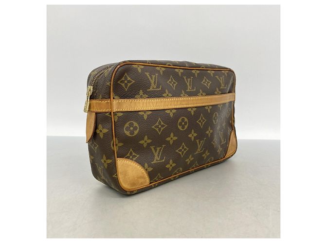 Sac Pochette Louis Vuitton Monogram Compiegne 28 Marron - vue 2