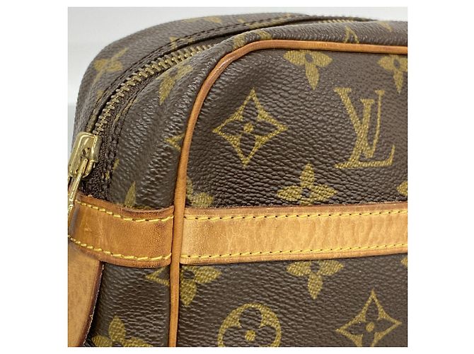 Sac Pochette Louis Vuitton Monogram Compiegne 28 Marron - vue 7