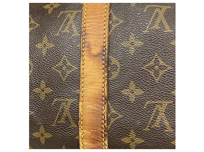 Keepall Borsa Boston Louis Vuitton Marrone - vista 11