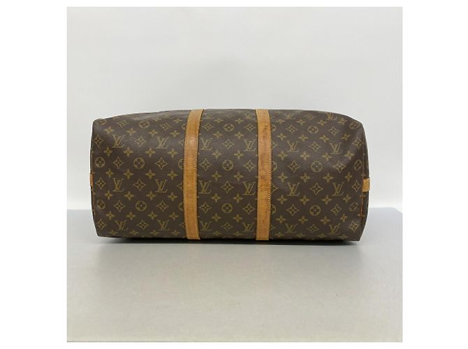 Keepall Borsa Boston Louis Vuitton Marrone - vista 3