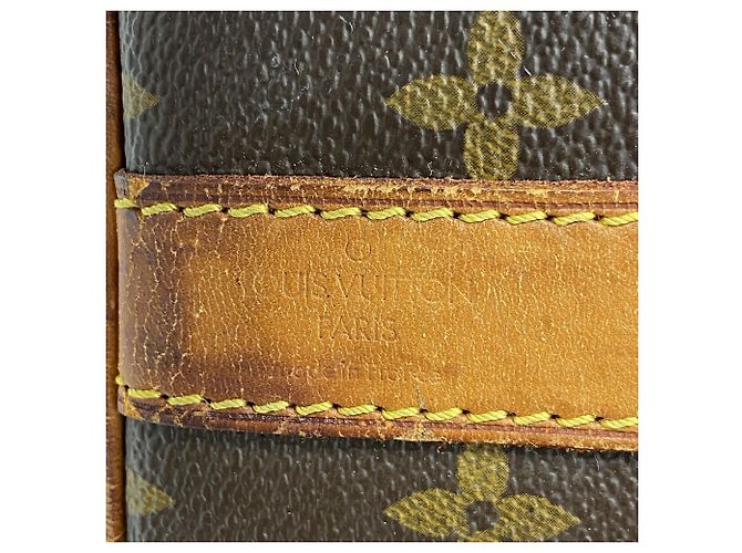 Keepall Borsa Boston Louis Vuitton Marrone - vista 5