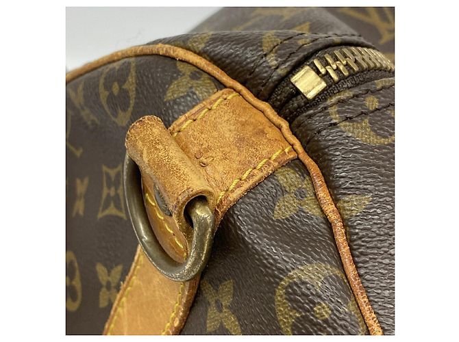 Keepall Borsa Boston Louis Vuitton Marrone - vista 7
