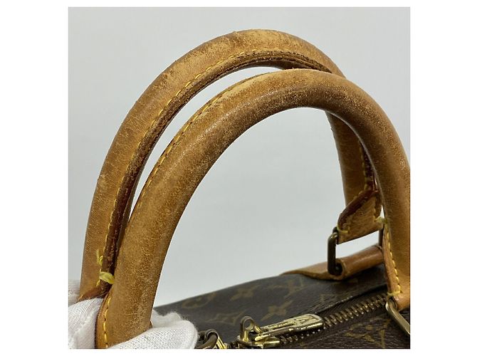 Keepall Borsa Boston Louis Vuitton Marrone - vista 9