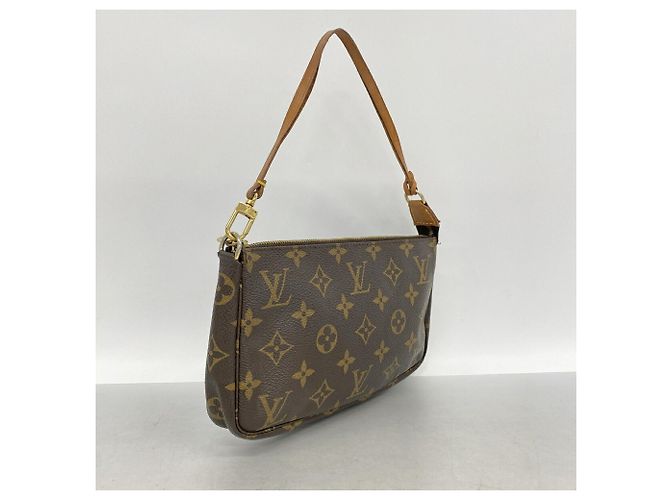 Louis Vuitton Monogram Pochette Accessoires Pouch Marrone - vista 2