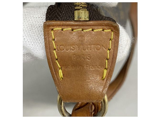 Louis Vuitton Monogram Pochette Accessoires Pouch Marrone - vista 5