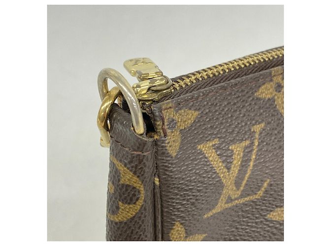 Louis Vuitton Monogram Pochette Accessoires Pouch Marrone - vista 8