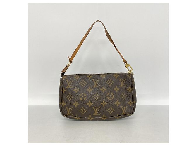 Louis Vuitton Monogram Pochette Accessoires Pouch Marrone - vista 9