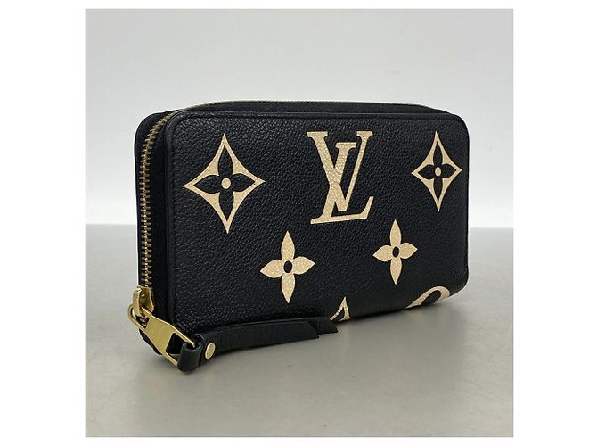 Portafoglio Zippy Louis Vuitton Monogram Empreinte Bicolor Nero Beige - vista 2