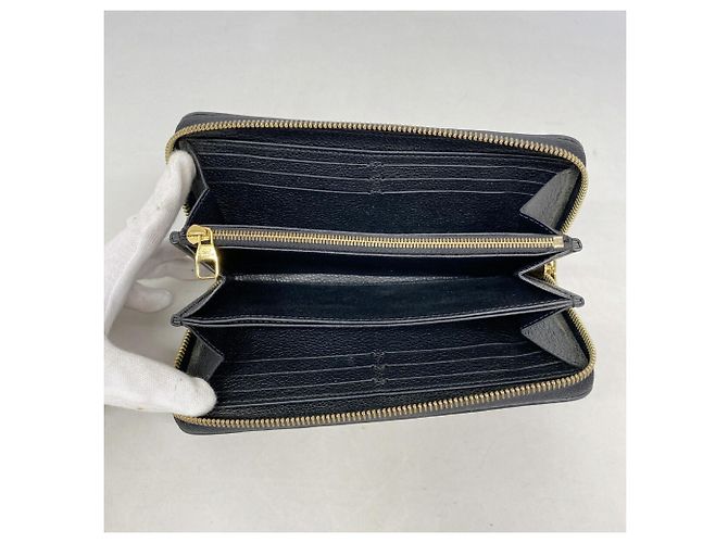 Portafoglio Zippy Louis Vuitton Monogram Empreinte Bicolor Nero Beige - vista 3
