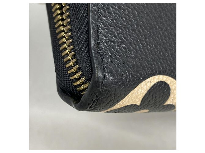 Portafoglio Zippy Louis Vuitton Monogram Empreinte Bicolor Nero Beige - vista 5