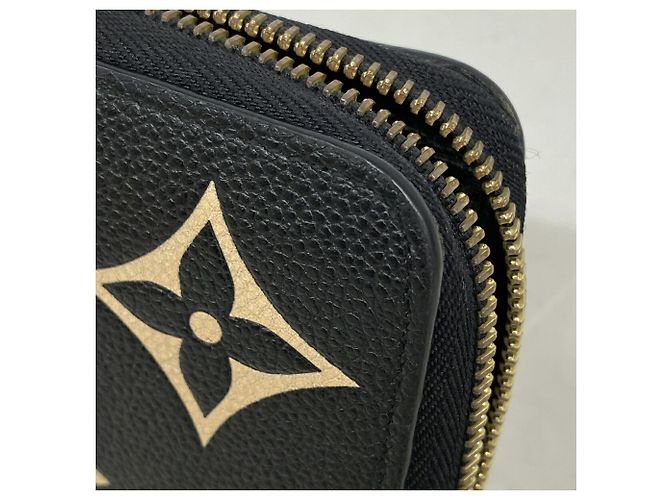 Portafoglio Zippy Louis Vuitton Monogram Empreinte Bicolor Nero Beige - vista 6