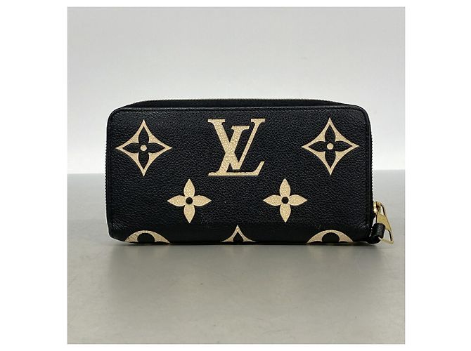 Portafoglio Zippy Louis Vuitton Monogram Empreinte Bicolor Nero Beige - vista 8