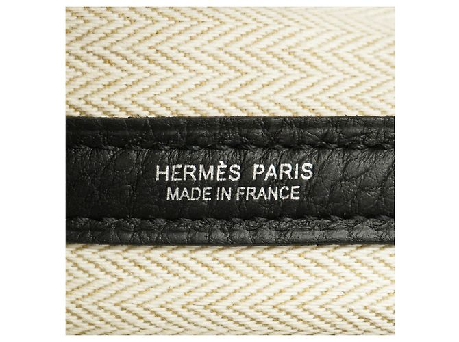 Hermès Hermes Garden TPM Tote Bag Schwarz - Ansicht 5