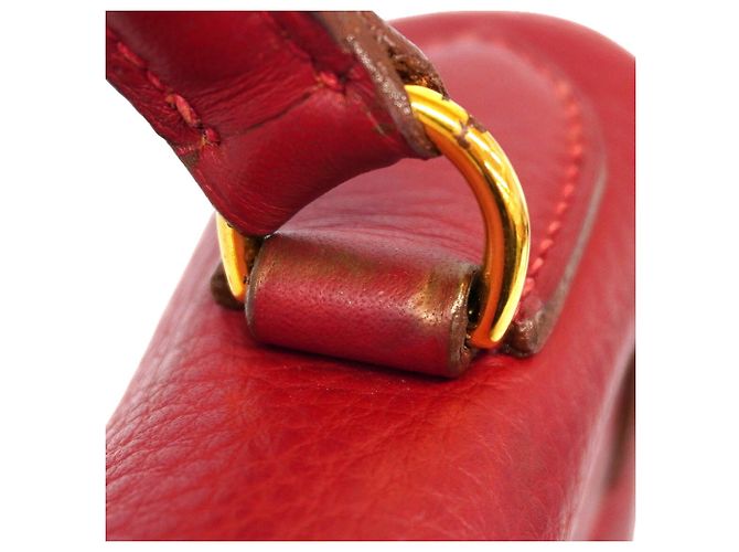 Hermès Borsa Hermes Kelly 28 Togo in Rouge Vif Rosso - vista 7