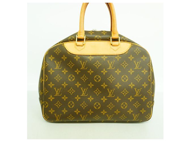 Borsa Louis Vuitton Monogram Deauville Marrone - vista 10