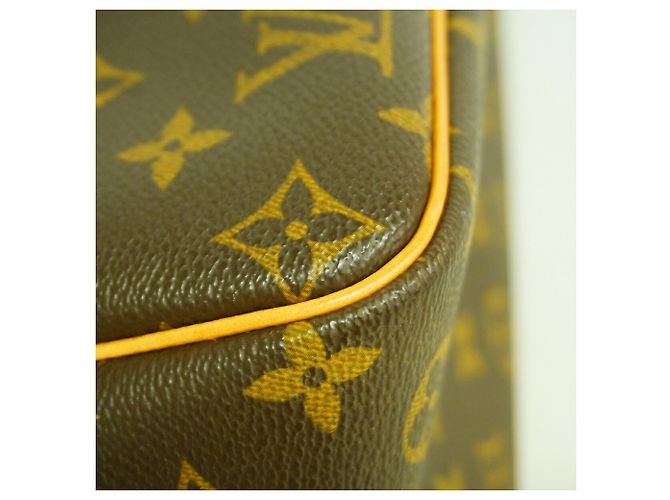 Borsa Louis Vuitton Monogram Deauville Marrone - vista 9