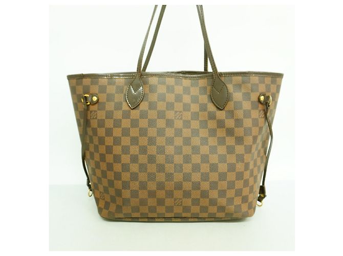 Borsa Tote Louis Vuitton Damier Neverfull MM N51105 Ebene Damier ebene - vista 12