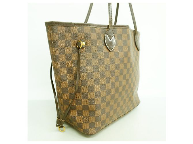 Borsa Tote Louis Vuitton Damier Neverfull MM N51105 Ebene Damier ebene - vista 2