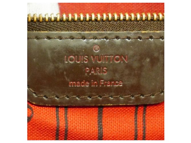 Borsa Tote Louis Vuitton Damier Neverfull MM N51105 Ebene Damier ebene - vista 5