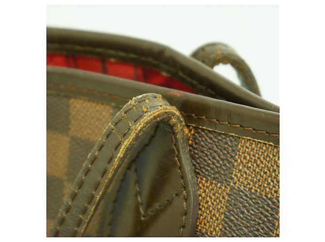 Borsa Tote Louis Vuitton Damier Neverfull MM N51105 Ebene Damier ebene - vista 6