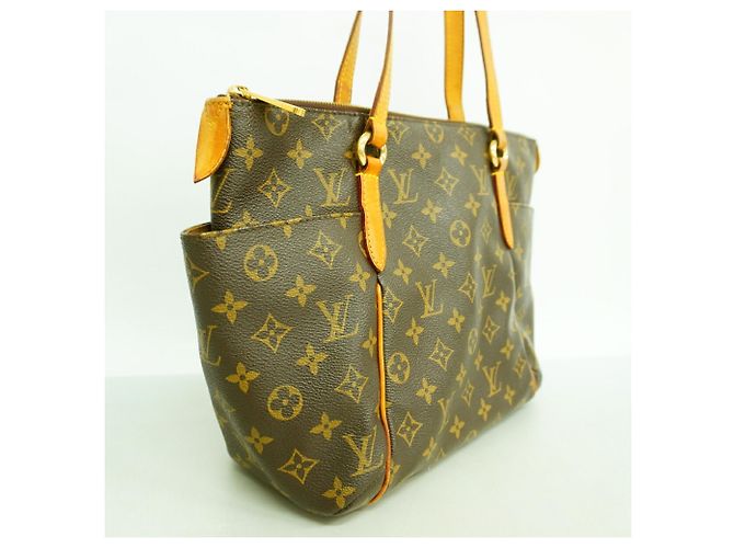 Borsa Tote Louis Vuitton Monogram Totally PM Marrone - vista 2
