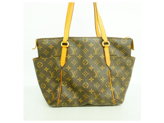 Borsa Tote Louis Vuitton Monogram Totally PM Marrone - vista 9