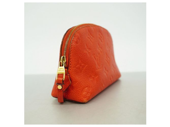 Louis Vuitton Monogram Empreinte Pochette Tic Pouch Rosso - vista 2