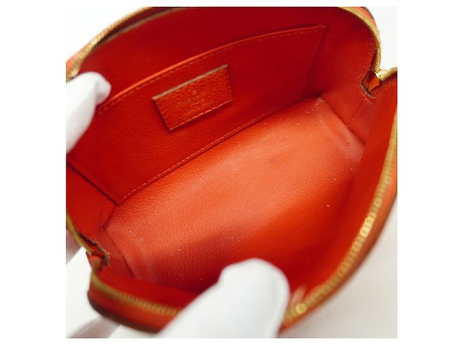 Louis Vuitton Monogram Empreinte Pochette Tic Pouch Rosso - vista 4