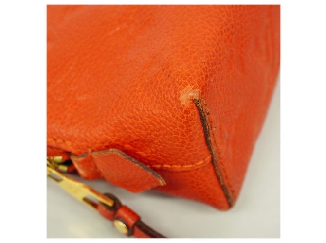 Louis Vuitton Monogram Empreinte Pochette Tic Pouch Rosso - vista 6