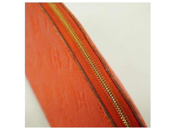 Louis Vuitton Monogram Empreinte Pochette Tic Pouch Rosso - vista 8