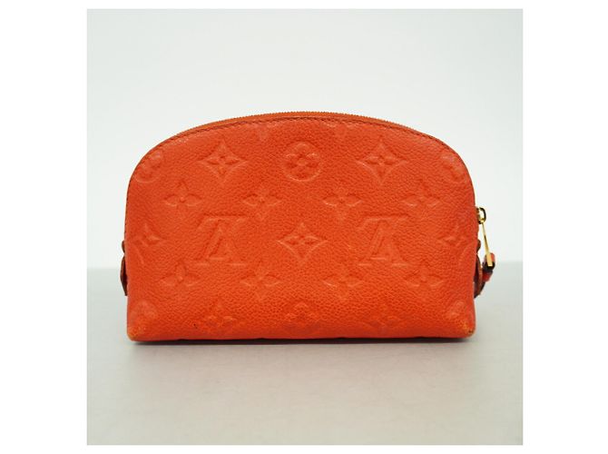 Louis Vuitton Monogram Empreinte Pochette Tic Pouch Rosso - vista 9