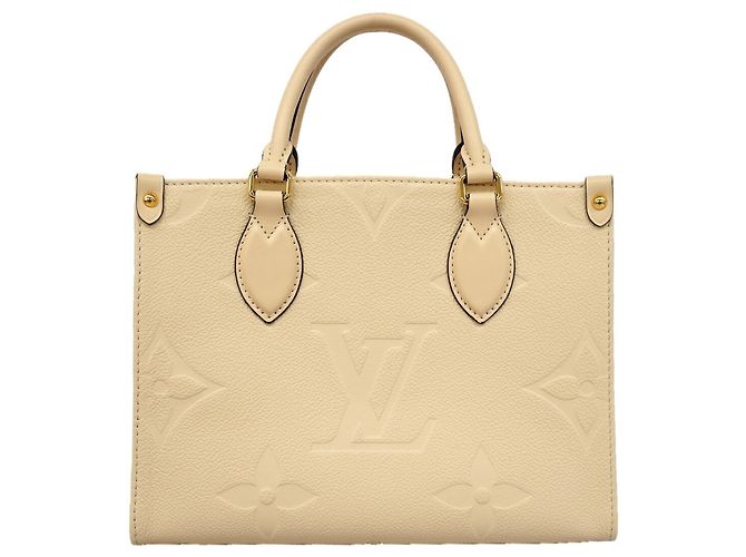 Borsa Louis Vuitton Monogram Empreinte OnTheGo PM Crudo - vista 10