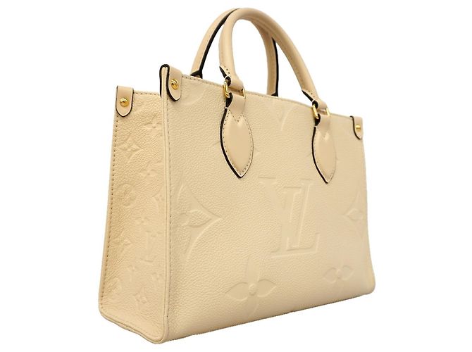 Borsa Louis Vuitton Monogram Empreinte OnTheGo PM Crudo - vista 2