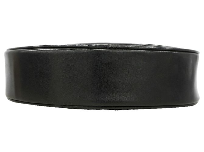 Sac à épaule Chanel en agneau noir - vue 3