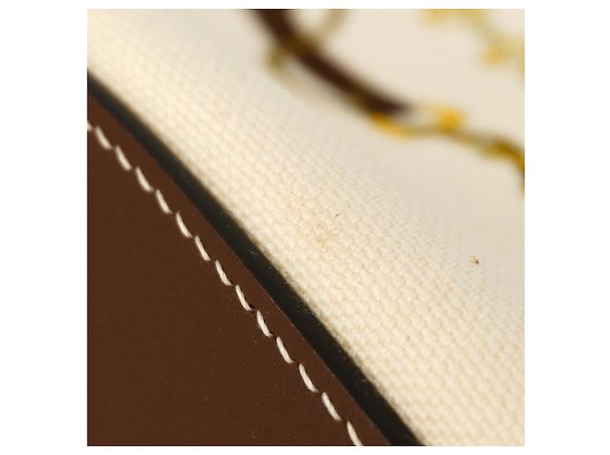 Sac cabas Gucci en toile ivoire Écru - vue 7