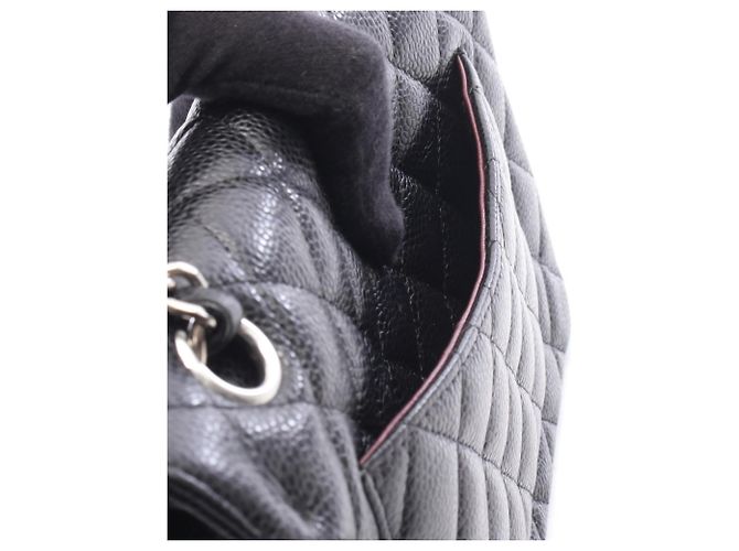 Sac à épaule Chanel Matelassé Double Flap Noir - vue 6