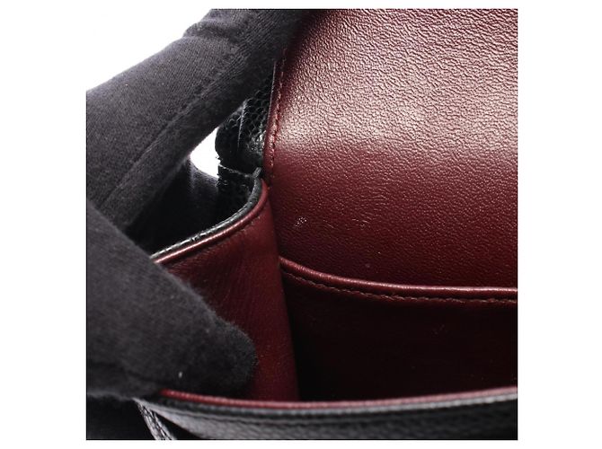 Sac à épaule Chanel Matelassé Double Flap Noir - vue 7