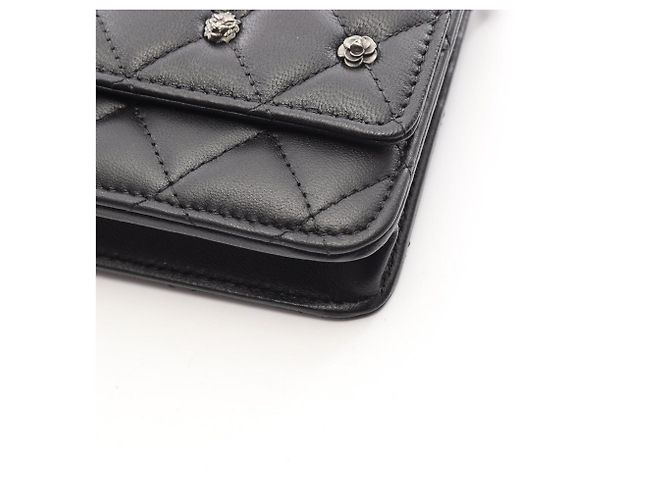 Timeless Borsa a tracolla Chanel Matelassé Icon Nero - vista 9