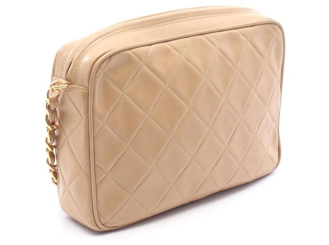 Chanel Matelassé Coco Mark Tassel Schultertasche Beige - Ansicht 2