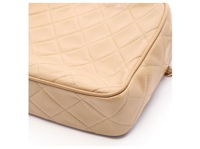 Chanel Matelassé Coco Mark Tassel Schultertasche Beige - Ansicht 6