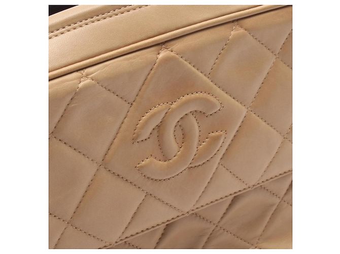 Chanel Matelassé Coco Mark Tassel Schultertasche Beige - Ansicht 7