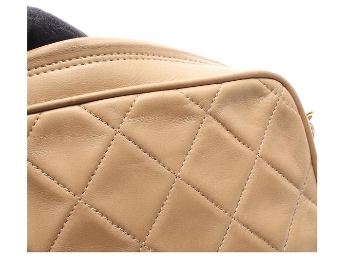 Chanel Matelassé Coco Mark Tassel Schultertasche Beige - Ansicht 8