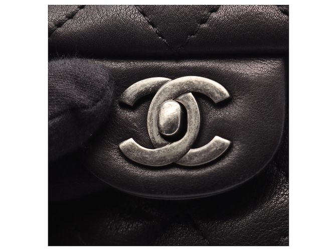 Mochila/Bolsa 2 em 1 Chanel Matelassé Preto - vista 12