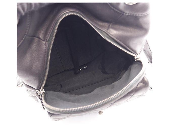 Mochila/Bolsa 2 em 1 Chanel Matelassé Preto - vista 4