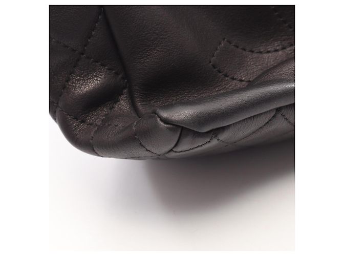 Mochila/Bolsa 2 em 1 Chanel Matelassé Preto - vista 8
